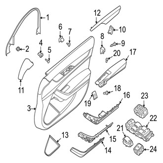 Jaguar OE - Front Door - Interior Trim