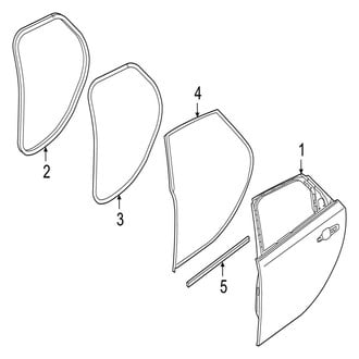 Jaguar OE - Rear Door - Door & Components (Sportbrake First Edition / Sportbrake S)
