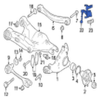 Jaguar OE - Rear Right Suspension Ride Height Sensor