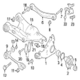 Jaguar OE - Rear Suspension - Suspension Components (Premium / Prestige / R-Sport / S)