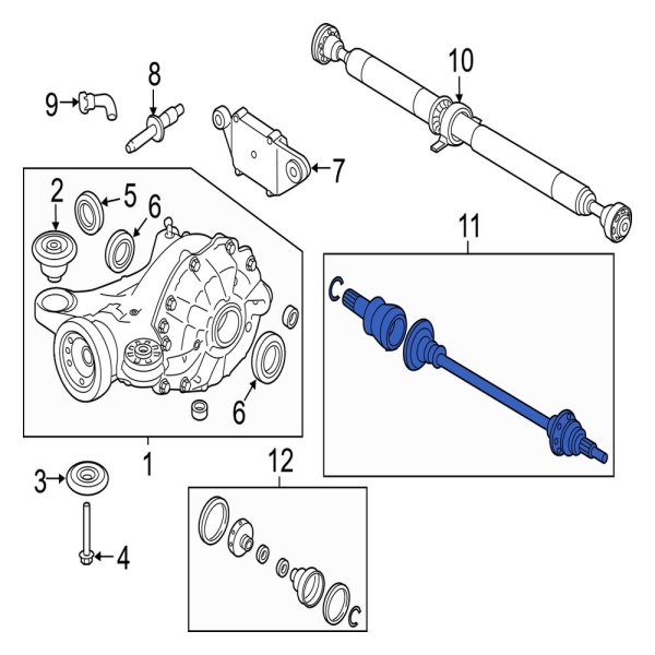 CV Axle Assembly