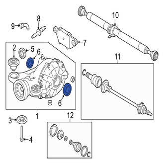 Jaguar OE - Rear Drive Axle Shaft Seal
