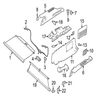 Jaguar OE - Rear Body & Floor - Interior Trim (Side Trim), (Sportbrake First Edition / Sportbrake S)