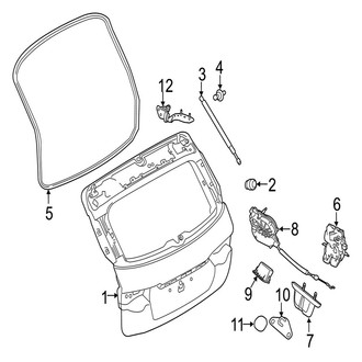 Jaguar OE - Lift Gate - Gate & Hardware (Sportbrake First Edition / Sportbrake S)