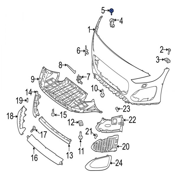 Bumper Cover Bolt