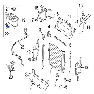 Jaguar OE - Engine Coolant Level Sensor