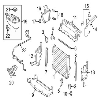 Jaguar OE - Cooling - Radiator & Components (2.0L)