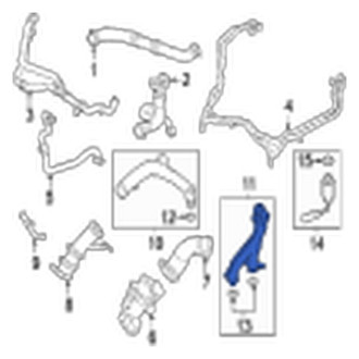 Jaguar OE - Engine Coolant Pipe
