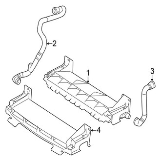 Jaguar OE - Cooling - Radiator (Auxiliary), (Base / R-Dynamic 2.0L)