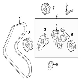 Jaguar OE - Cooling - Belts & Pulleys (Base / S)