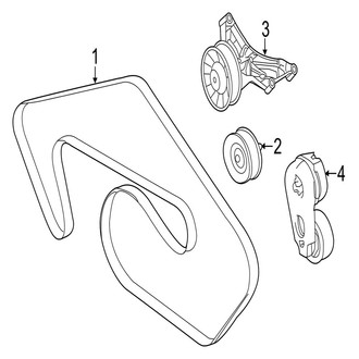 Jaguar OE - Cooling - Belts & Pulleys (Engine Drive), (Project 7 / R)