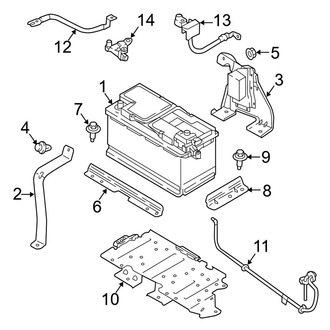 Jaguar OE - Electrical - Battery (Primary), (Convertible)