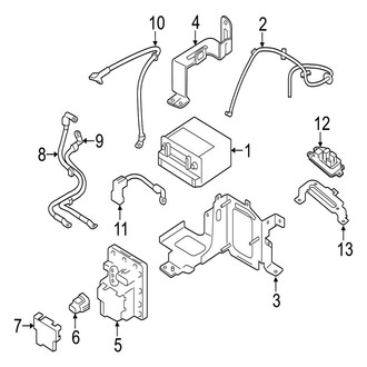 Jaguar OE - Electrical - Battery (Auxiliary, from VIN K10657, Stop/Start System), (Base / Project 7 / R / S)