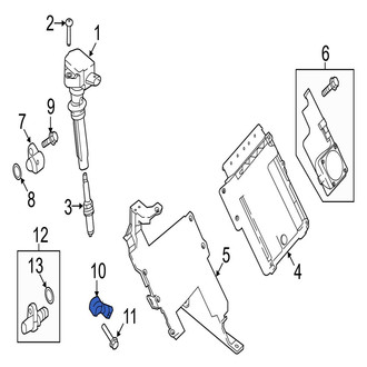 Jaguar OE - Rear Ignition Knock (Detonation) Sensor