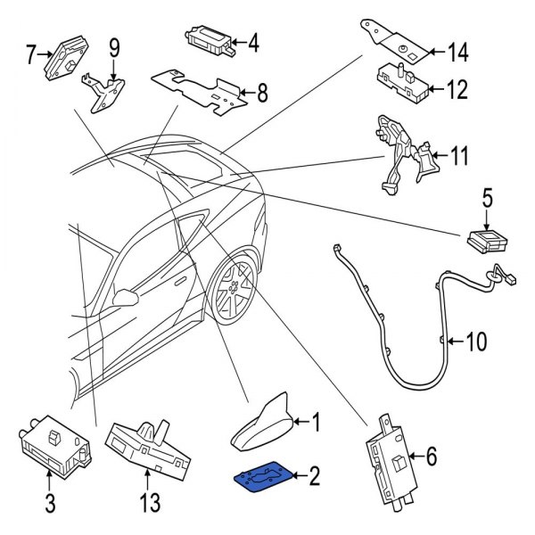 Radio Antenna Base Bracket