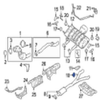 Jaguar OE - Exhaust System Hanger