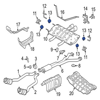 Jaguar OE - Exhaust System Hanger