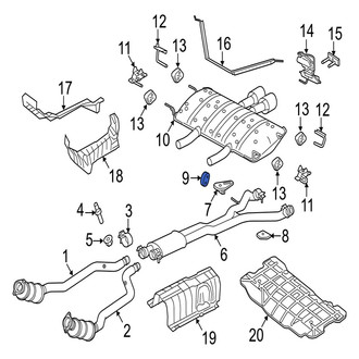 Jaguar OE - Exhaust System Hanger