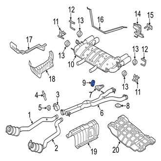 Jaguar OE - Exhaust System Hanger