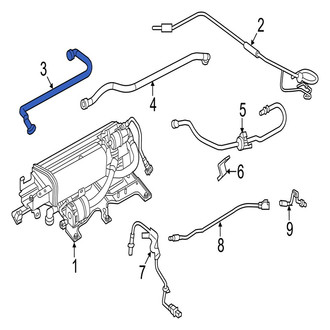 Jaguar OE - Evaporative Emissions System Lines