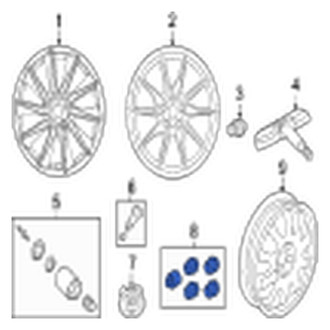 Jaguar OE - Wheel Lock Set