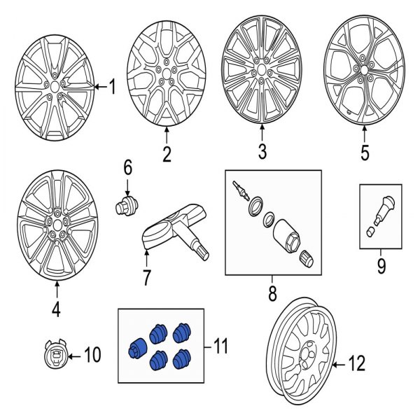 Wheel Lock Set