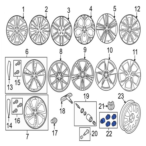 Wheel Lock Set