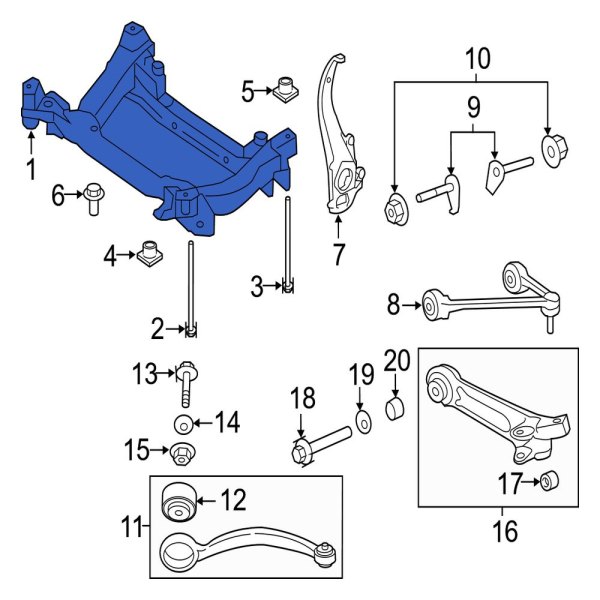 Suspension Subframe Crossmember