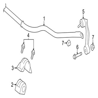 Jaguar OE - Front Suspension - Stabilizer Bar & Components (Base / British Design Edition / Premium / S RWD)