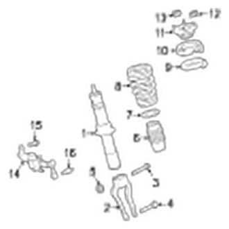 Jaguar OE - Front Suspension - Struts & Components (AWD)