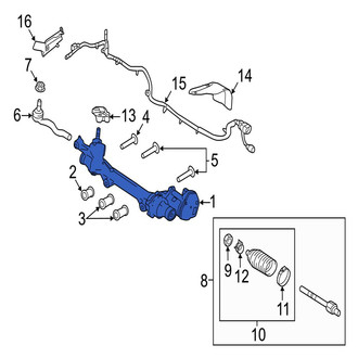 Jaguar OE - Rack and Pinion Assembly