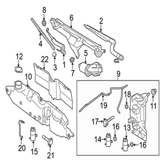 Jaguar OE - Windshield - Wiper & Washer Components (Base / R / R-Dynamic)