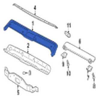 Jaguar OE - Front Windshield Post Trim