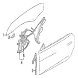 Jaguar OE - Door - Glass & Hardware (Base / R / S Coupe)