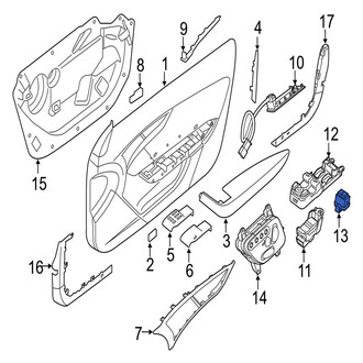 Jaguar OE - Right Door Lock Switch