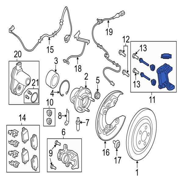 Disc Brake Caliper Bracket