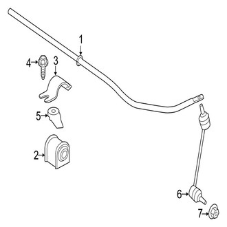Jaguar OE - Rear Suspension - Stabilizer Bar & Components (Base / R / R-Dynamic)