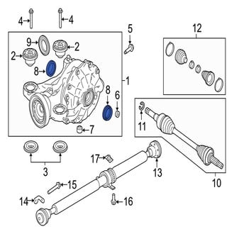 Jaguar OE - Rear Drive Axle Shaft Seal