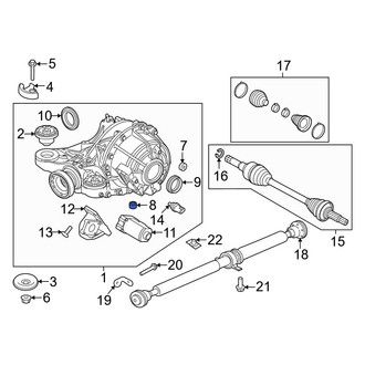 Jaguar OE - Differential Drain Plug