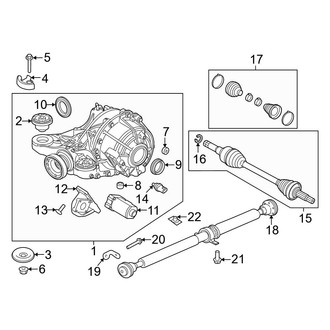 Jaguar OE - Rear Suspension - Axle & Differential