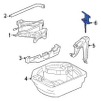Jaguar OE - Spare Tire Bolt