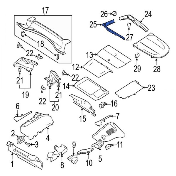 Trunk Trim Scuff Plate