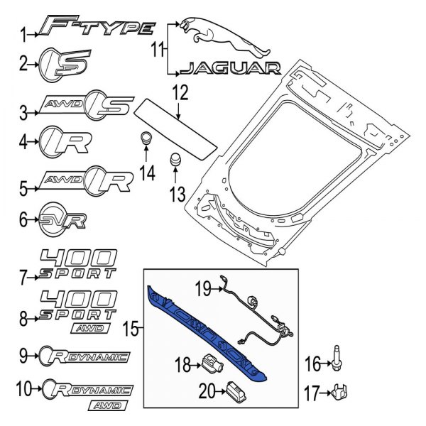 Liftgate Finish Panel