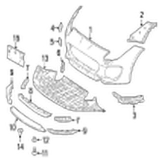 Jaguar OE - Front Bumper & Grille - Bumper & Components (Covers & Trim), (SVR)