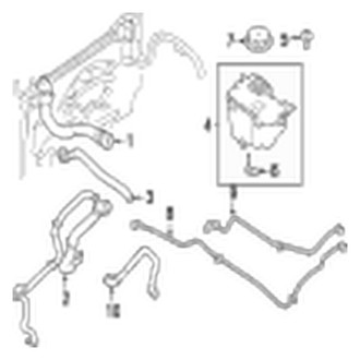 Jaguar OE - Cooling - Hoses & Lines (Diesel)
