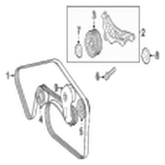 Jaguar OE - Cooling - Belts & Pulleys (Engine Drive), (Premium / Prestige / R-Sport 3.0L)
