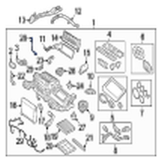 Jaguar OE - A/C Evaporator Temperature Sensor