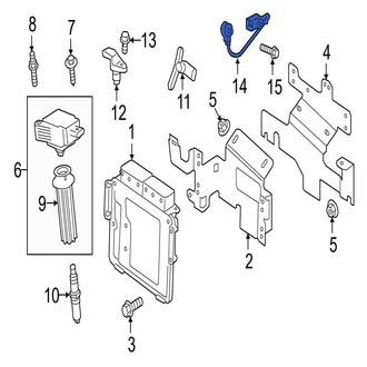 Jaguar OE - Rear Ignition Knock (Detonation) Sensor
