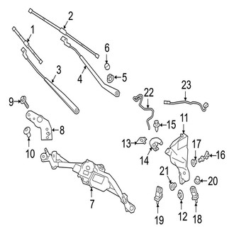 Jaguar OE - Windshield - Wiper & Washer Components (S)