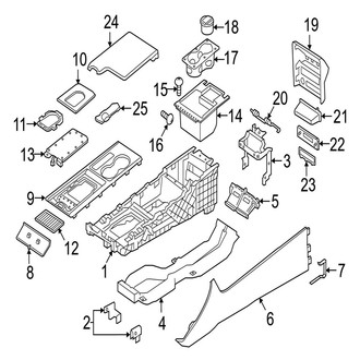 Jaguar OE - Console (Console & Trim)